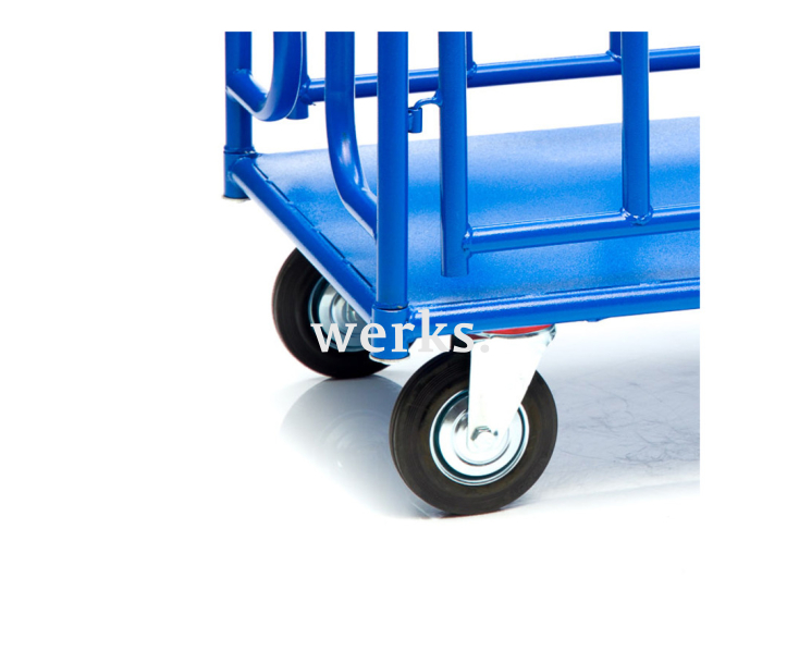 Тележка платформенная Стелла-техник КПО-300Т-125-И , с бортами, 600х1000мм