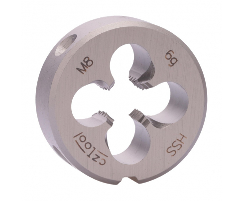 Плашка с стружколомом М8х1,25 HSS DIN EN 22568 6g 25х9мм Bucovice Tools 270080