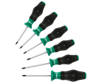 Набор отверток SL PH PZ Wera Kraftform Comfort 1335/1350/1355/6 WE-031553