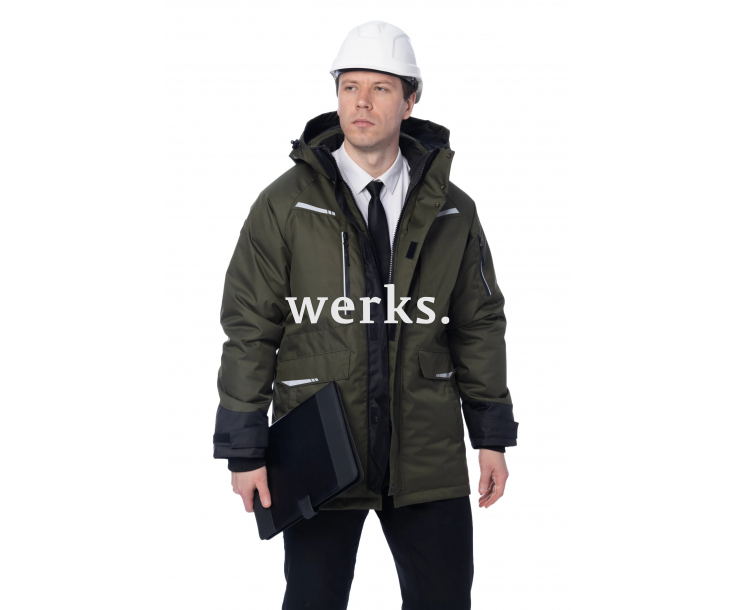 Зимняя куртка-парка Brodeks KW215 хаки (4XL)