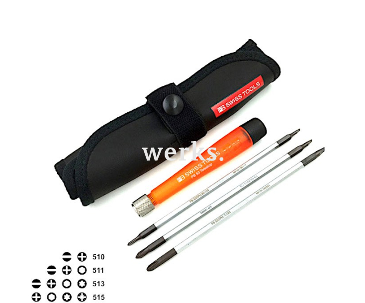 Набор с комбинированными жалами SL PH PZ TX HEX PB Swiss Tools PB 8515. 25 пр.