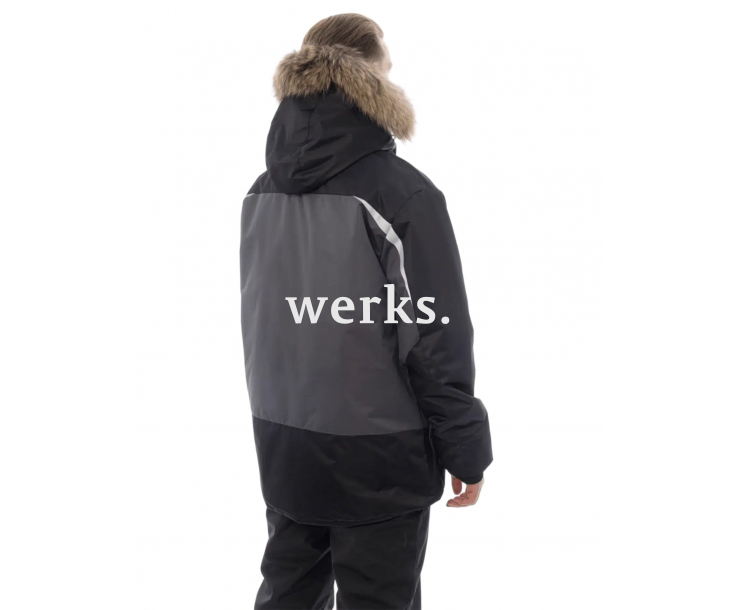 Зимняя рабочая куртка Brodeks KW 231 серый/черный с опушкой (L)