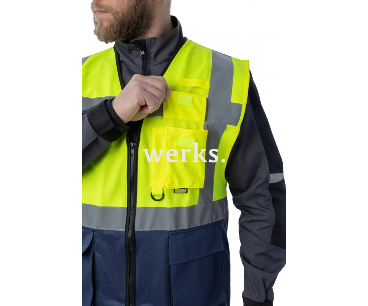 Сигнальный жилет Brodeks KM123 желтый (S)