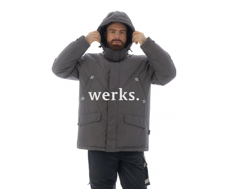 Зимняя куртка-парка Brodeks KW204 серый (XL)