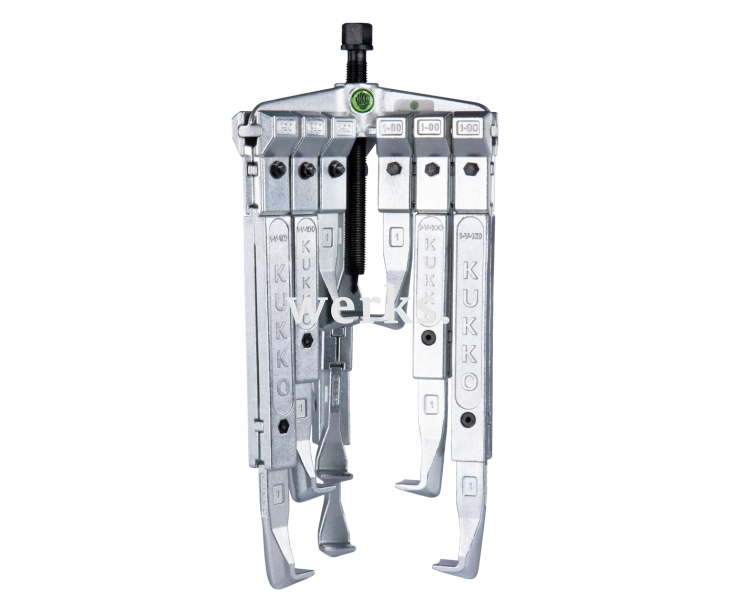 Универсальный трёхзахватный съёмник в наборе KUKKO 30-10-P3