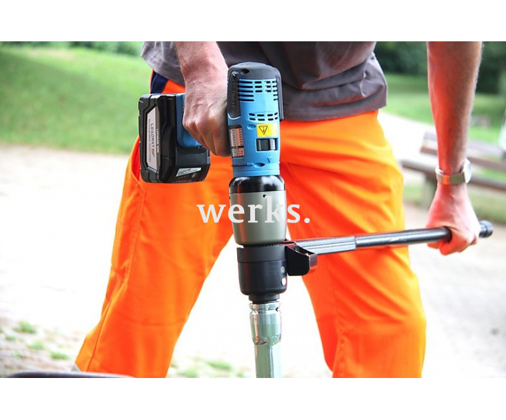 Аккумуляторный динамометрический гайковерт, серия LDA S для вентилей, квадрат 3/4 дюйм, 60 об/мин, Losomat LDA - 05S