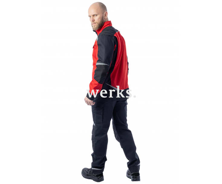 Летняя куртка Brodeks KS 202 красный/черный (L)