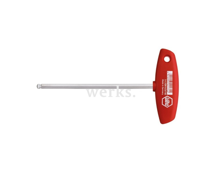 Отвертка HEX со сферической головкой и Т-образной рукояткой Wiha Classic 540 04108 5 x 150
