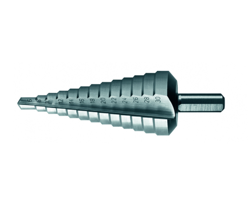 Сверло по металлу 13-ступенчатое Zira HSS 6-30 х 130 мм ZI-500502