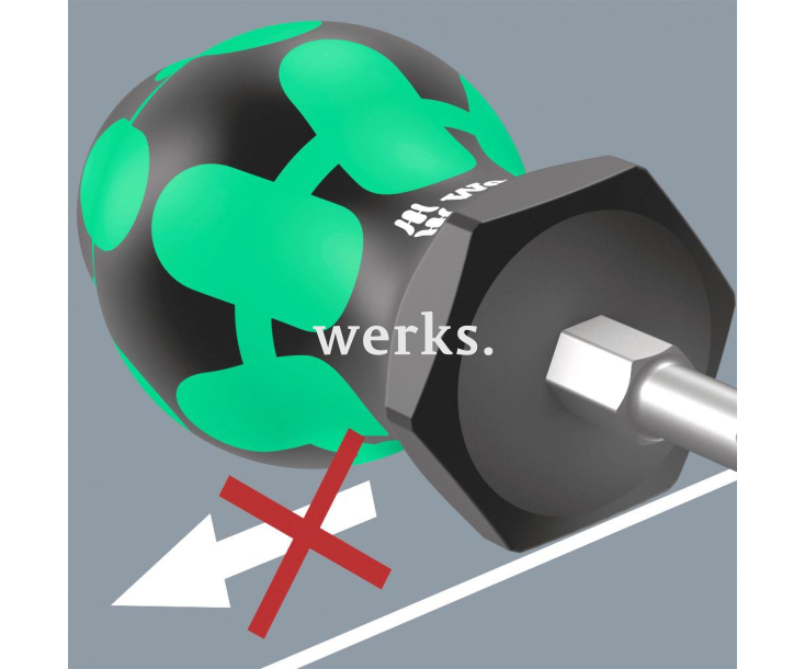 Короткая отвертка Stubby 367 TORX Wera, TX15 х 25 мм, WE-008857