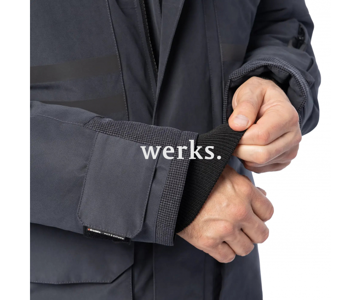 Зимняя пуховая куртка-парка Brodeks KW233 т.серый (XXXL)