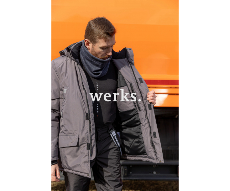 Зимняя куртка-парка Brodeks KW204 серый (XXL)