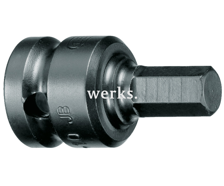 Головка торцевая с отверточной вставкой 1/2