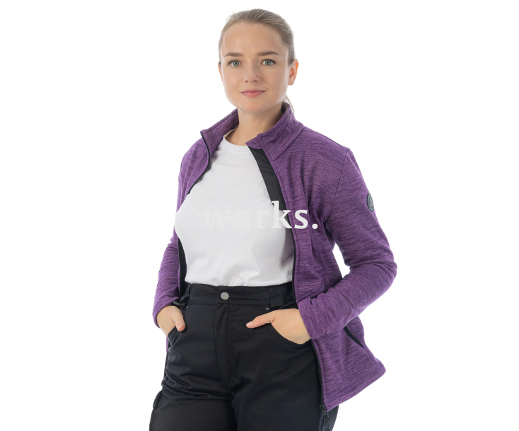 Женская толстовка флисовая Brodeks KS244 cation фиолетовый (S)