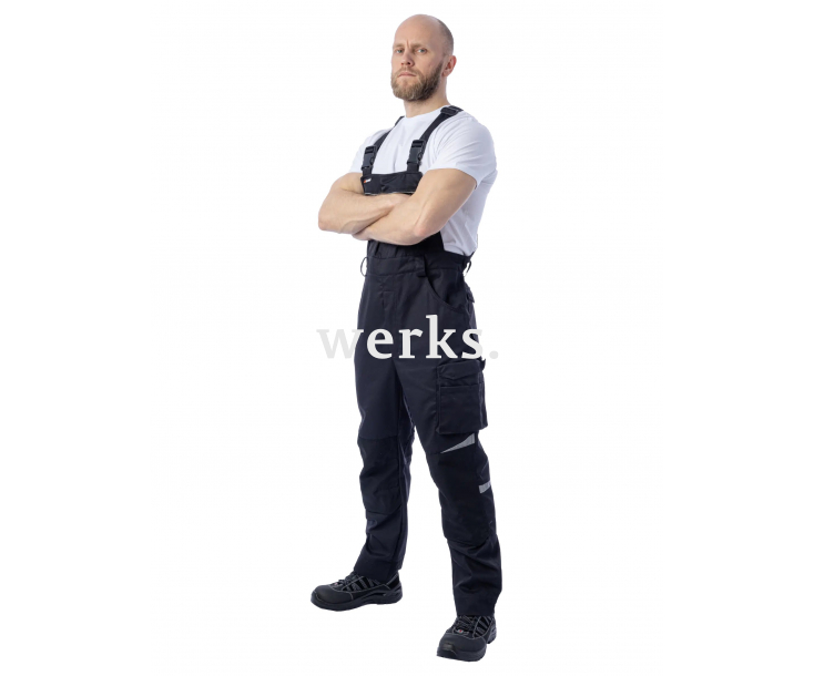 Полукомбинезон Brodeks KS402 черный (XXXL)