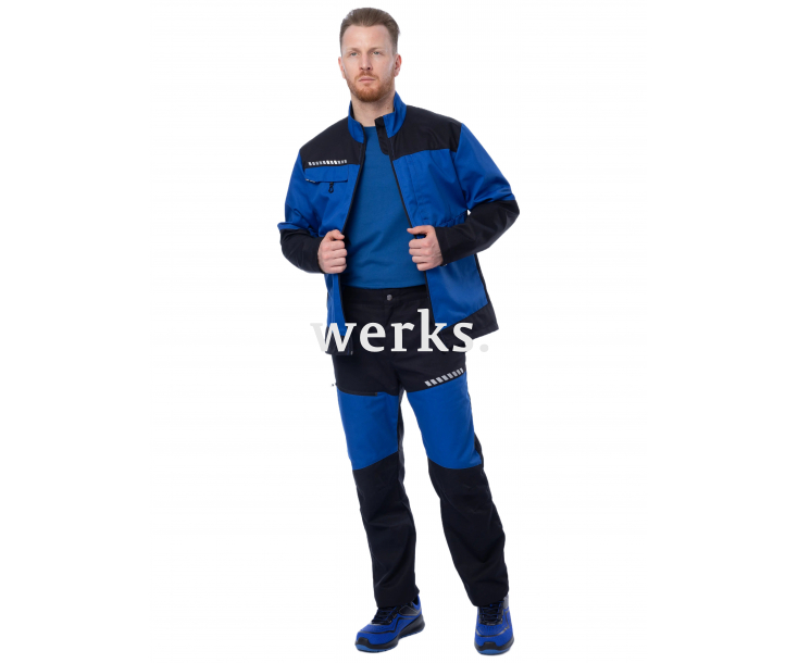 Брюки Brodeks KS334 синий/черный (54)