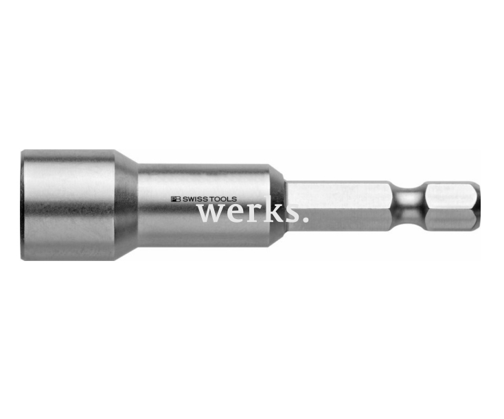 Бита-торцовая головка HEX Nut PrecisionBits E6,3 с внешним шестигранником 1/4 PB Swiss Tools PB E6.200/10 M10