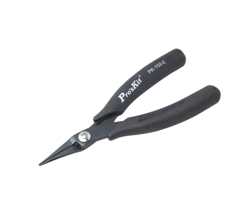 Длинногубцы прецизионные антистатические ProsKit 1PK-102-E
