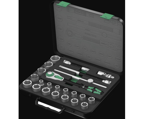 8100 SC 3 Набор трещоток Zyklop Speed, 1/2 Wera WE-003646