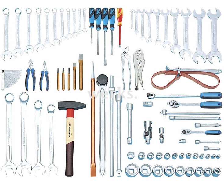 Набор инструмента для строительных машин S 1005 A Gedore 6600510 82 предмета