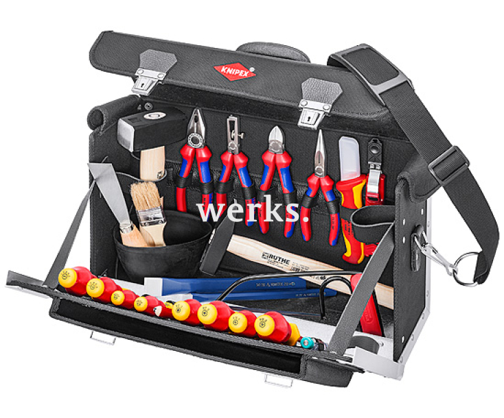 Чемодан с инструментом  для электромонтера, 24 предмета Knipex KN-002102SL