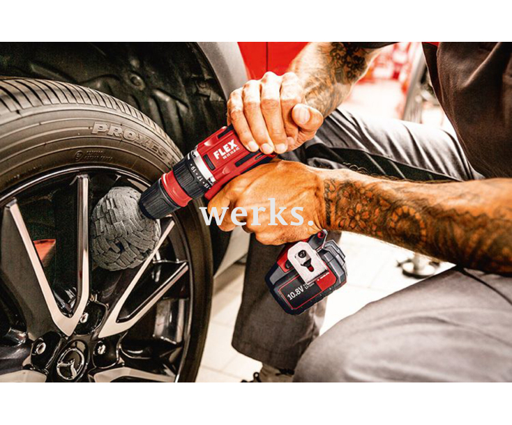 Двухскоростной аккумуляторный шуруповерт 10.8 В DD 2G 10.8-EC Flex 418005