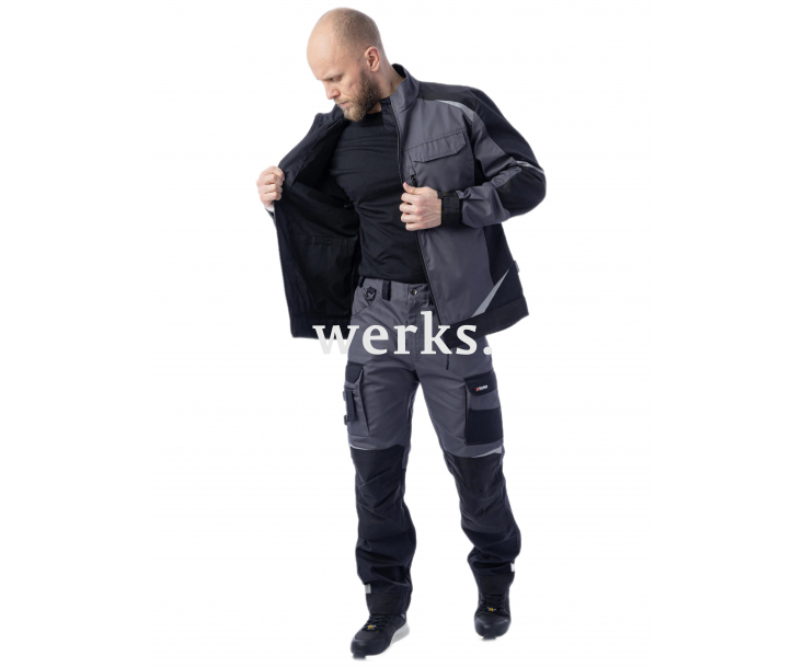 Брюки Brodeks KS 302 серый/черный (68)