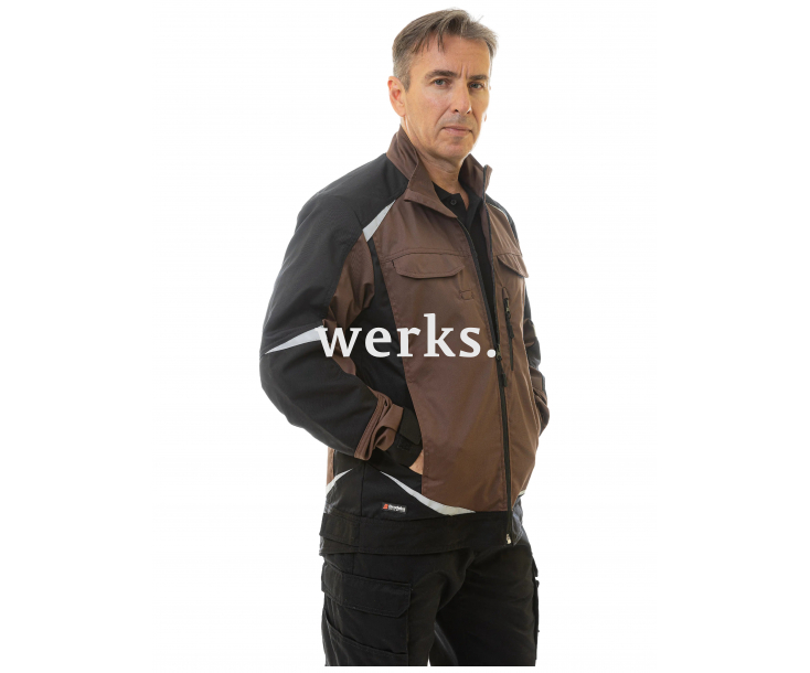 Куртка Brodeks KS202 коричневый/черный (S)