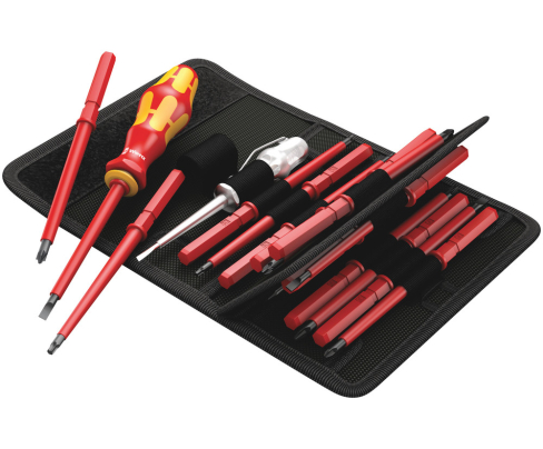 Набор отверток PH PZ PZ/S TORX SL Wera Kraftform Kompakt VDE 60 i/65 i/67 I/16 WE-003474 изолированных