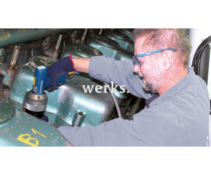 Пневматический двухскоростный динамометрический гайковерт, серия LPK X, квадрат ¾ дюйм, 100 об/мин, Losomat LPK - 09 X