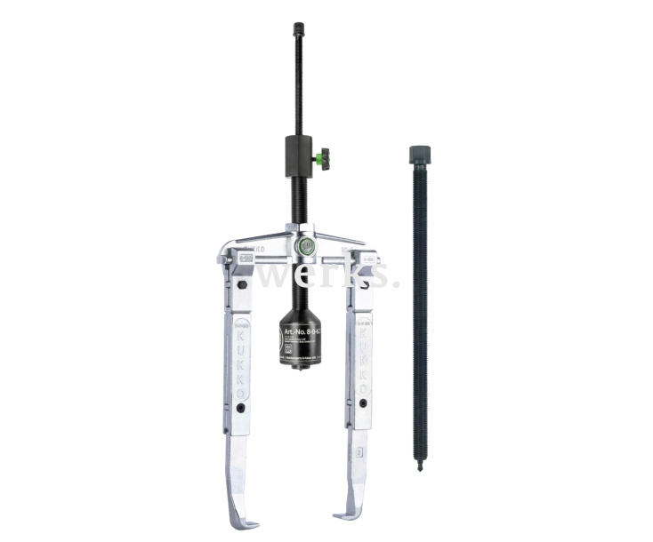 Универсальный двухзахватный съёмник с длинным гидравлическим шпинделем (включая  механический шпиндель) KUKKO 20-40-B