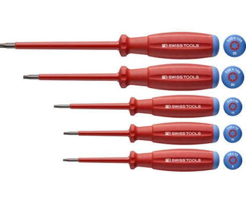 Набор диэлектрических отверток SwissGrip TORX PB Swiss Tools PB 58549.CN 5 шт. в блистере