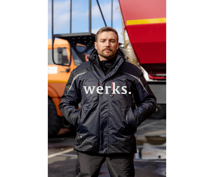 Зимняя куртка Brodeks KW231 синий/черный (M)