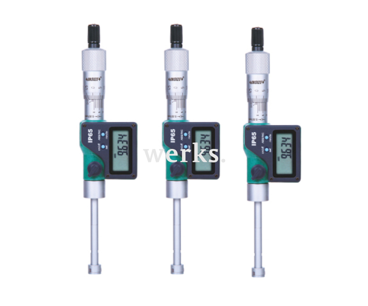 Набор нутромеров электронных микрометрических трехточечных 3 шт Insize 3127-123