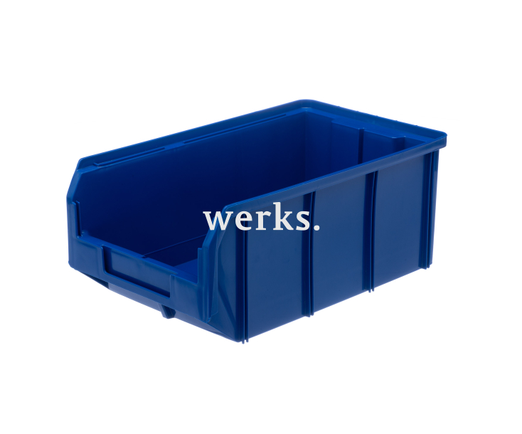 Пластиковый ящик Стелла-техник V-3-синий 341х207x143мм, 9,4 литра
