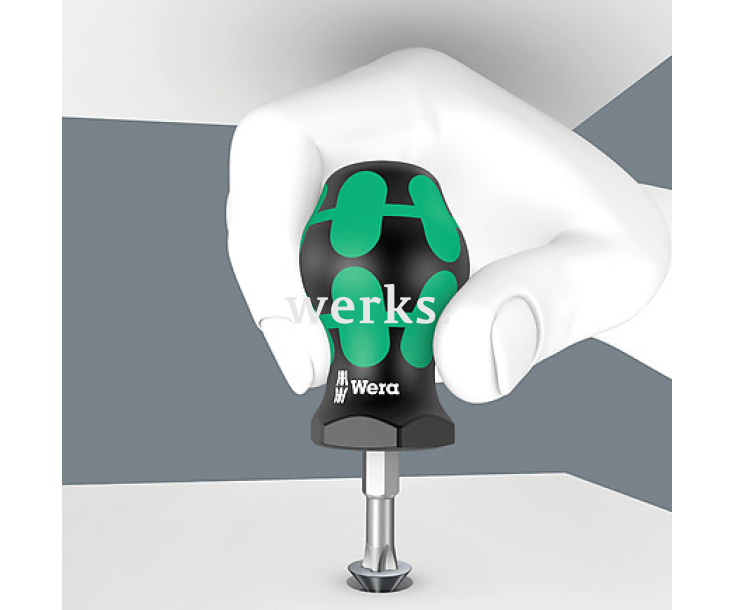 Короткая отвертка/отвертка для карбюратора Stubby Wera 335, 0.8x4.0x24,5 мм, WE-008841