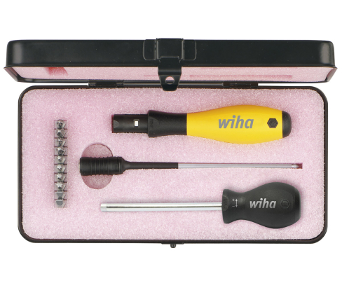 Набор бит с динамометрической отверткой Wiha TorqueVario-S ESD 2882 43898 14 предметов