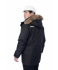 Зимняя куртка-парка Brodeks KW 215 черный с опушкой (XL)