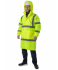 Сигнальный плащ-дождевик Brodeks KS252 желтый (L)