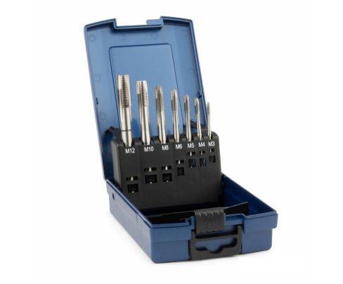 Набор машинных метчиков B HSSE DIN371/376 M3-M10/M12 Silver 7 предметов GSR BRB09100000