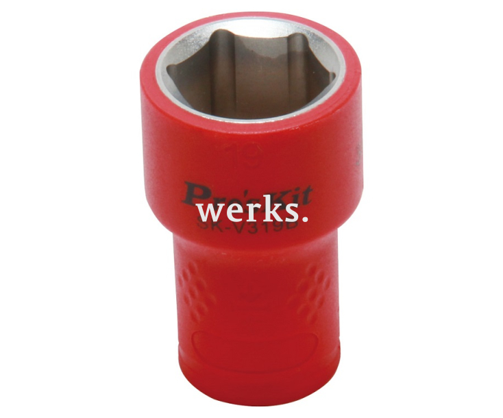Торцовая головка изолированная 3/8" 19 мм Proskit SK-V319B