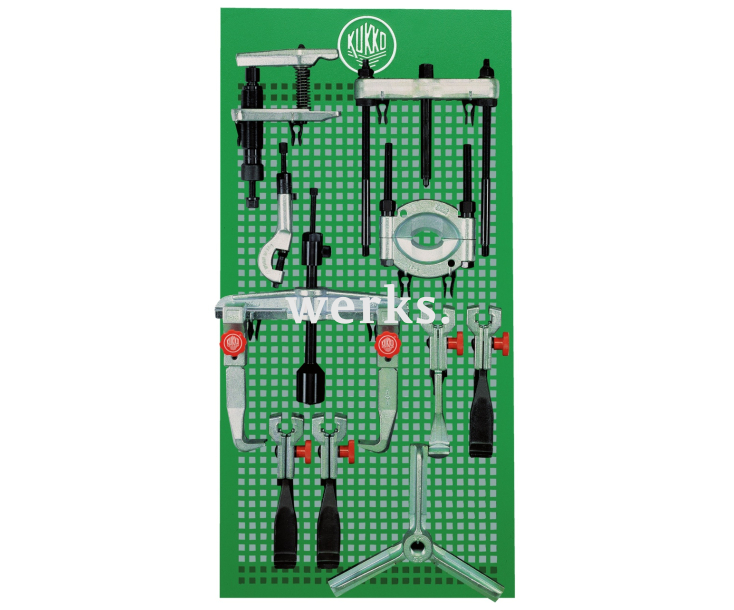 Набор съёмников для грузовиков, автобусов, прицепов, серия Тор KUKKO WT-010