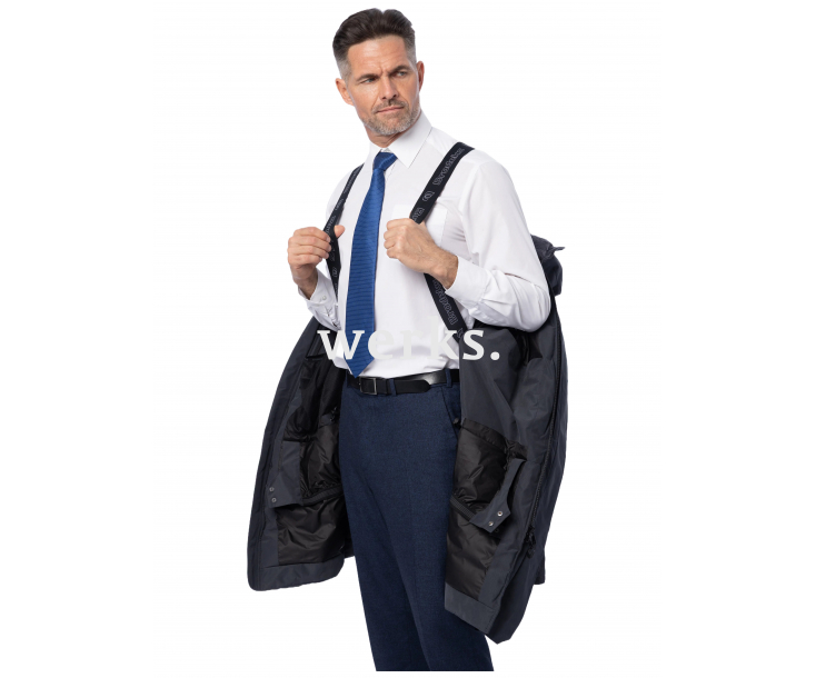 Зимняя пуховая куртка-парка Brodeks KW233 т.серый (XXL)