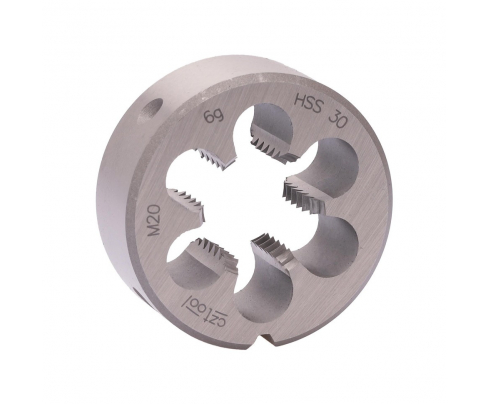 Плашка М20х2,5 HSS DIN EN 22568 6g 45х18мм Bucovice Tools 240200