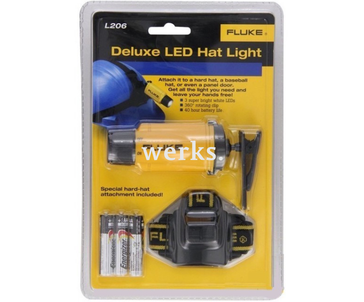 Фонарь светодиодный налобный Fluke L206 Deluxe 2098595