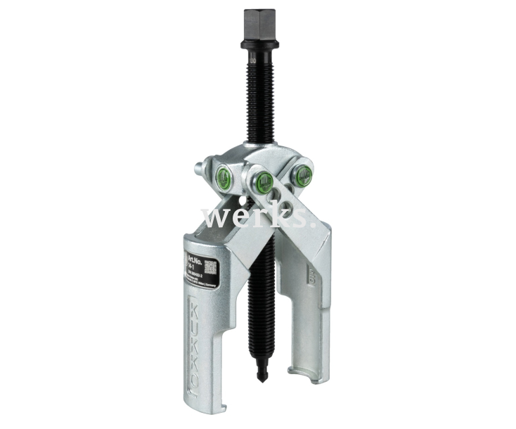 Двухзахватные съёмники с быстрой регулировкой, крестовидным замком, захватными лапами KUKKO 14-1