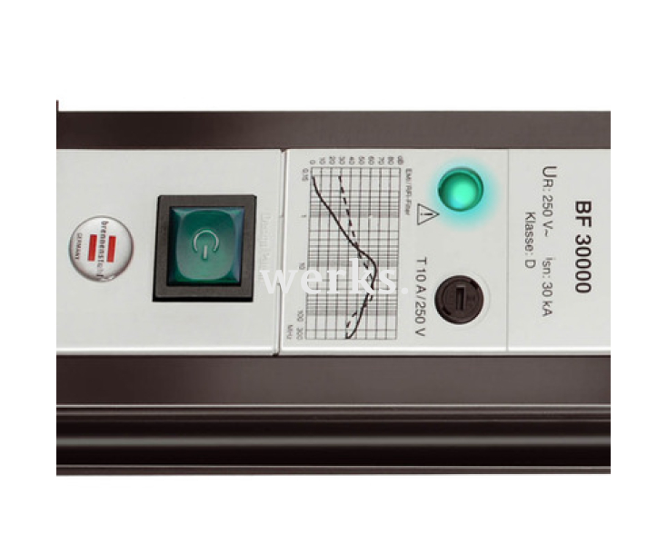 Сетевой фильтр 3 м 30,000 А Brennenstuhl Premium-Line H05VV-F 3G1,5 1156050955