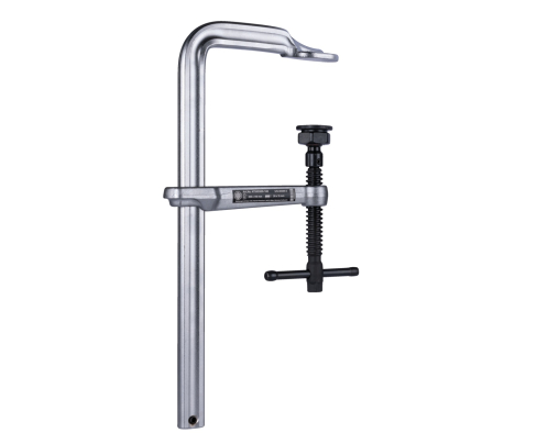 Тяжёлая цельнометаллическая слесарная струбцина VIRIDIS, с  Т-образной рукояткой KUKKO 475K0300-140