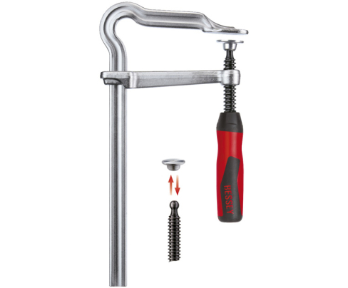 Струбцина Omega GMZ Bessey с двухкомпонентной рукояткой из пластика BE-GM25Z-2K