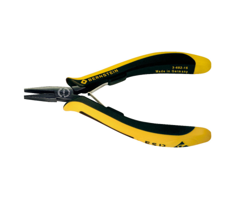 Плоскогубцы тонкие прецизионные EUROline антистатические Bernstein BS-3-682-15